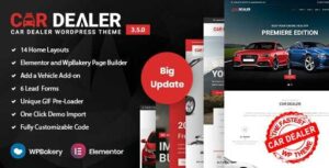 Car Dealer Theme GPL