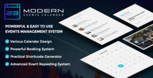 Modern Events Calendar GPL