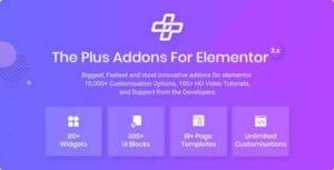 The Plus Addon for Elementor GPL